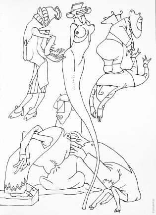 C-009-010--carnet--210--297--nb--figuratif--plume_encre--animal-croquis-monstre.jpg