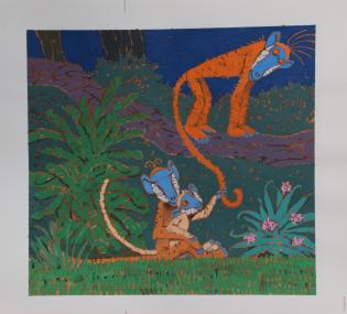 G-011--gini--320--295--couleur--figuratif--acrylique--illustration_album-singes--P3--1996.jpg